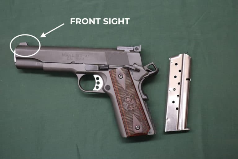 springfield 1911 pistol front sight