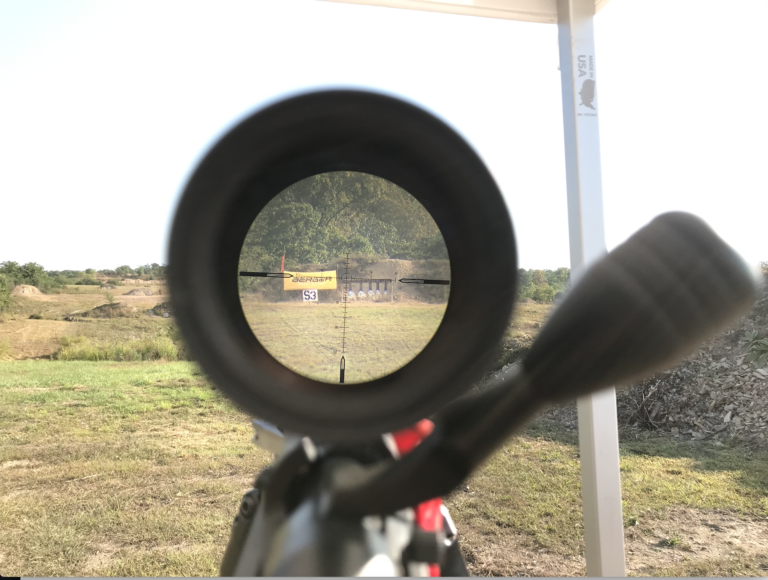 rifle scope zoom view