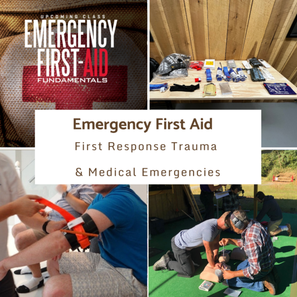 Emergency first aid course